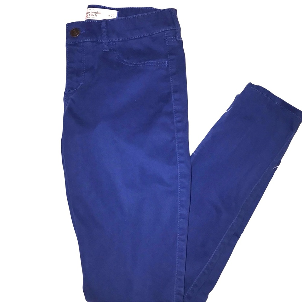 Abercrombie & Fitch Royal Blue Jeans Size 0